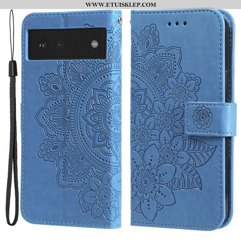 Etui Folio do Google Pixel 6 Kwiatowa Mandala